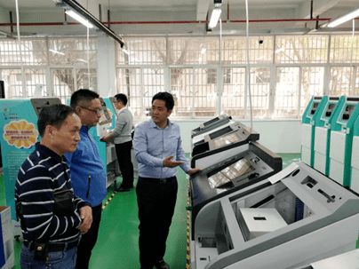 陳潭一行赴廣州力麒智能公司調(diào)研智慧政務終端裝備與軟件開發(fā)